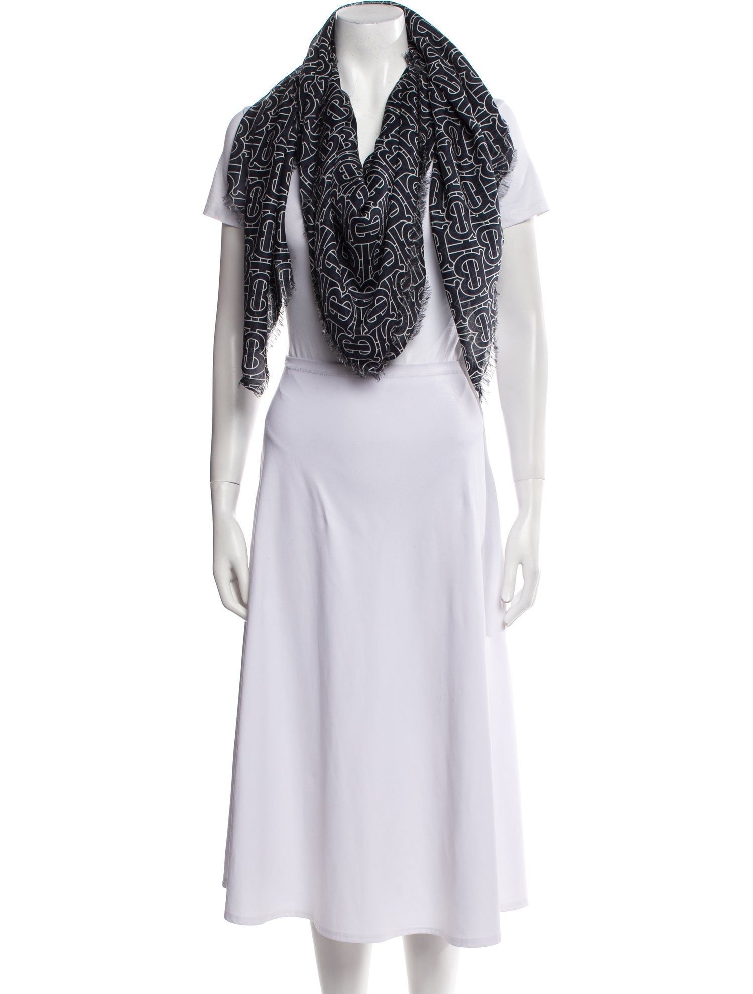 Burberry Silk Printed Scarf